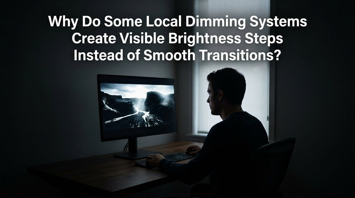 Why Local Dimming Creates Visible Brightness Steps