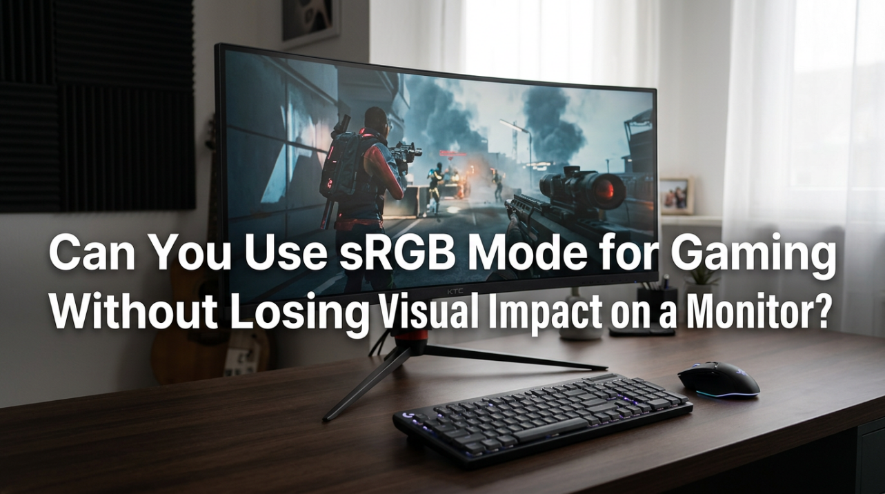 Can You Use sRGB Mode for Gaming Without Losing Visual Impact on a Monitor?