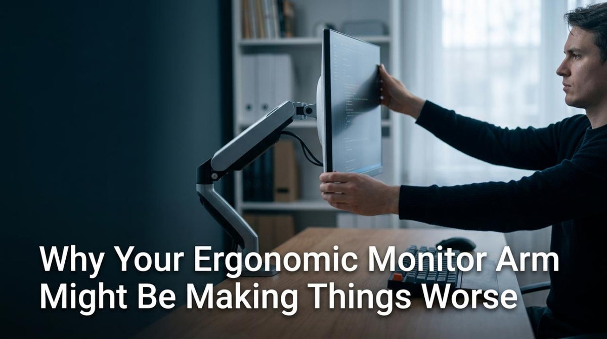 Why Your Ergonomic Monitor Arm Might Be Making Things Worse
