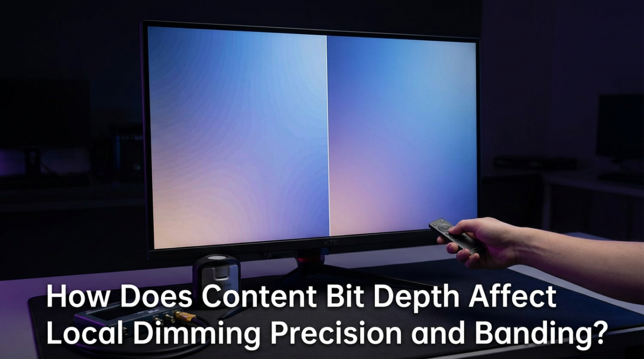 How Does Content Bit Depth Affect Local Dimming Precision and Banding?