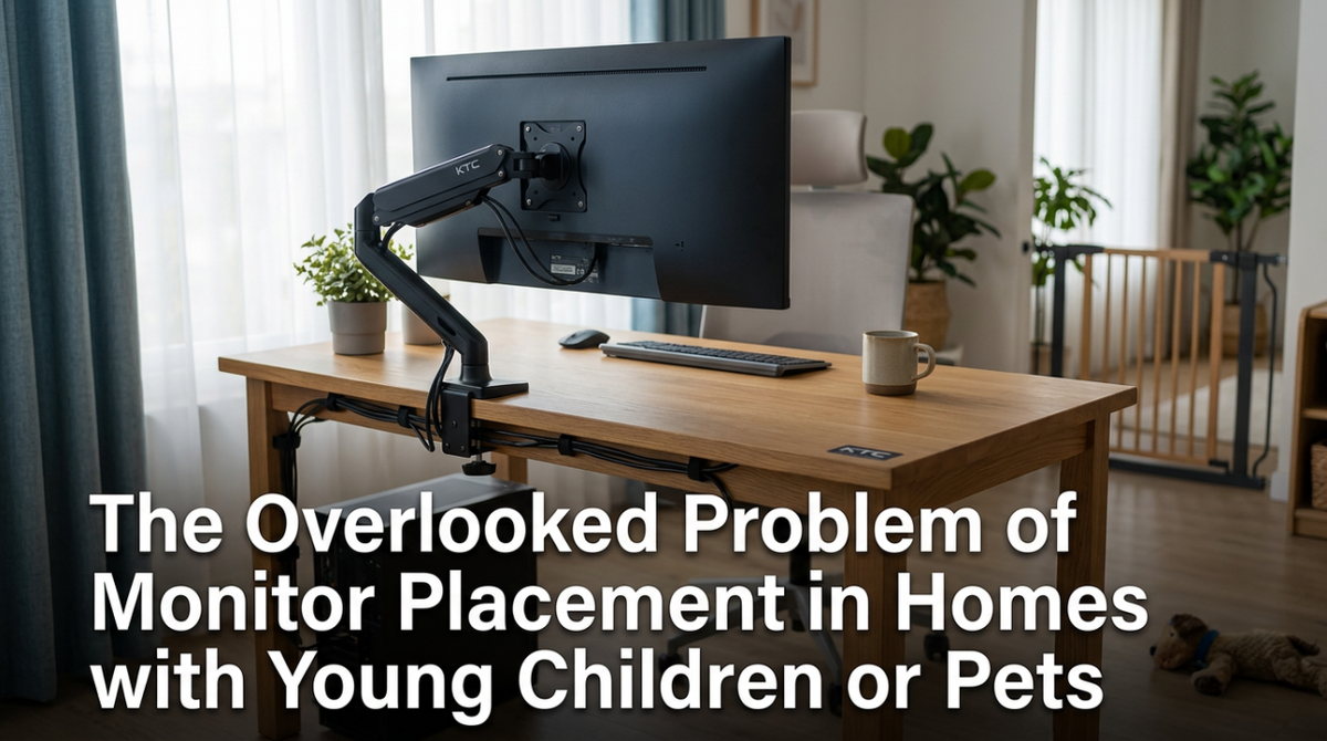 The Overlooked Problem of Monitor Placement in Homes with Young Children or Pets