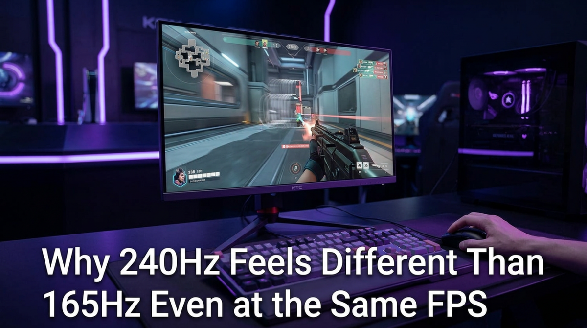 Why 240Hz Feels Different Than 165Hz Even at the Same FPS