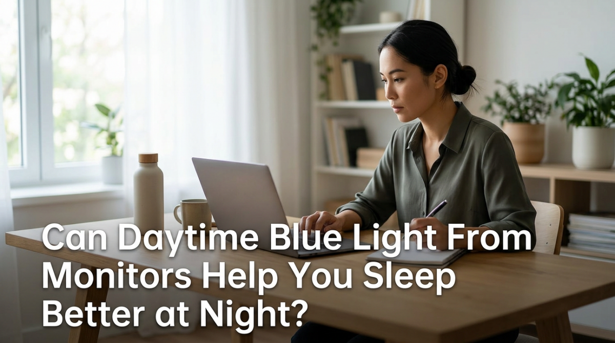 Daytime Blue Light from Monitors: Can It Help Sleep?