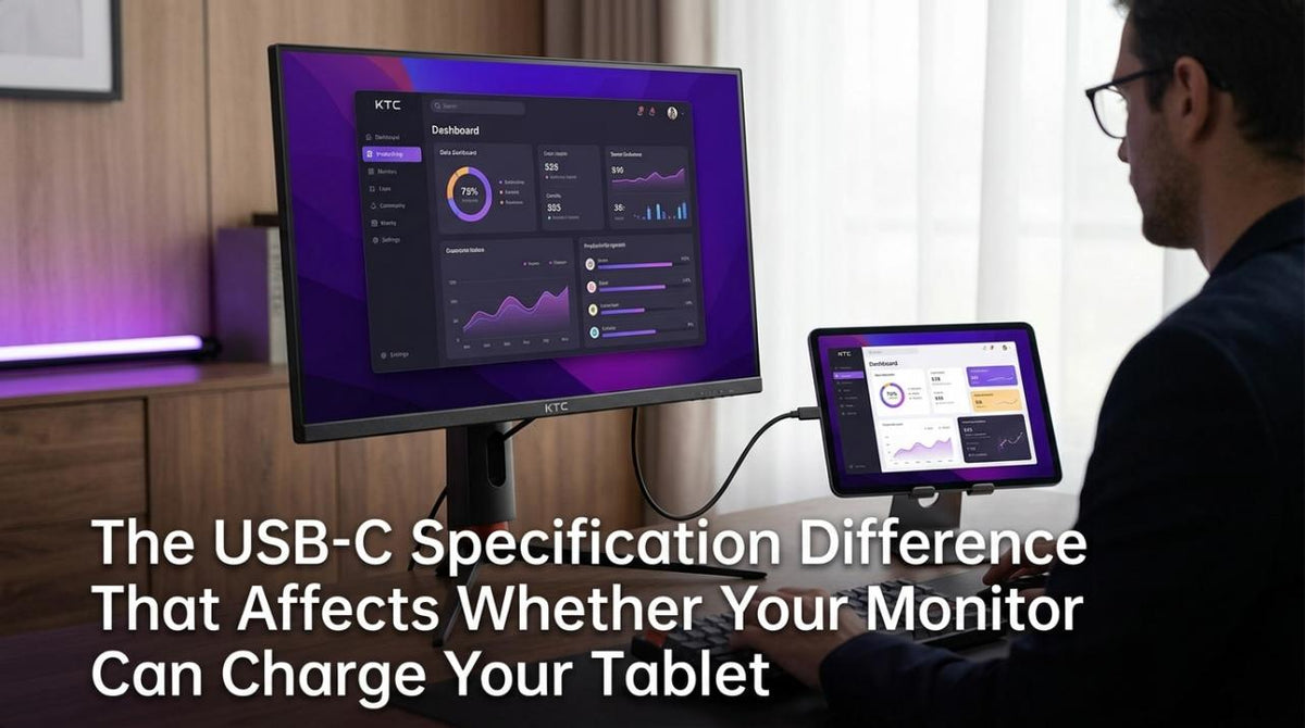 The USB-C Specification Difference That Affects Whether Your Monitor Can Charge Your Tablet