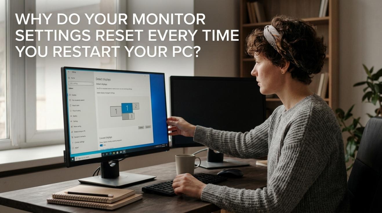 Why Do Your Monitor Settings Reset Every Time You Restart Your PC?