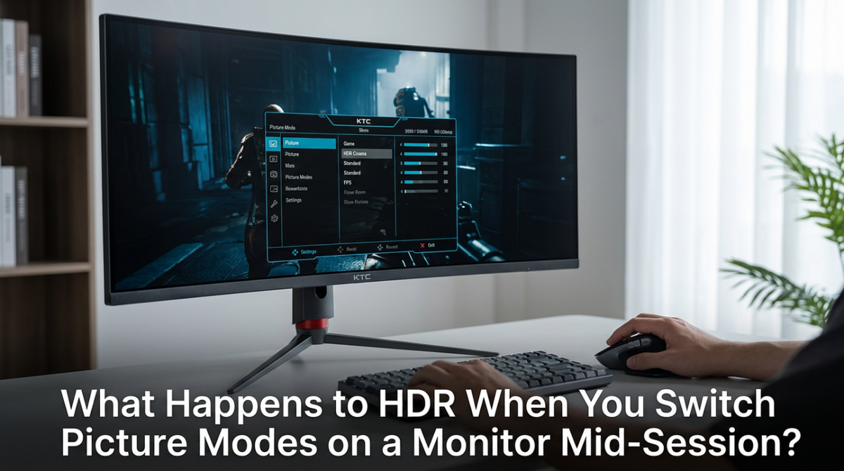 What Happens to HDR When You Switch Picture Modes on a Monitor Mid-Session?