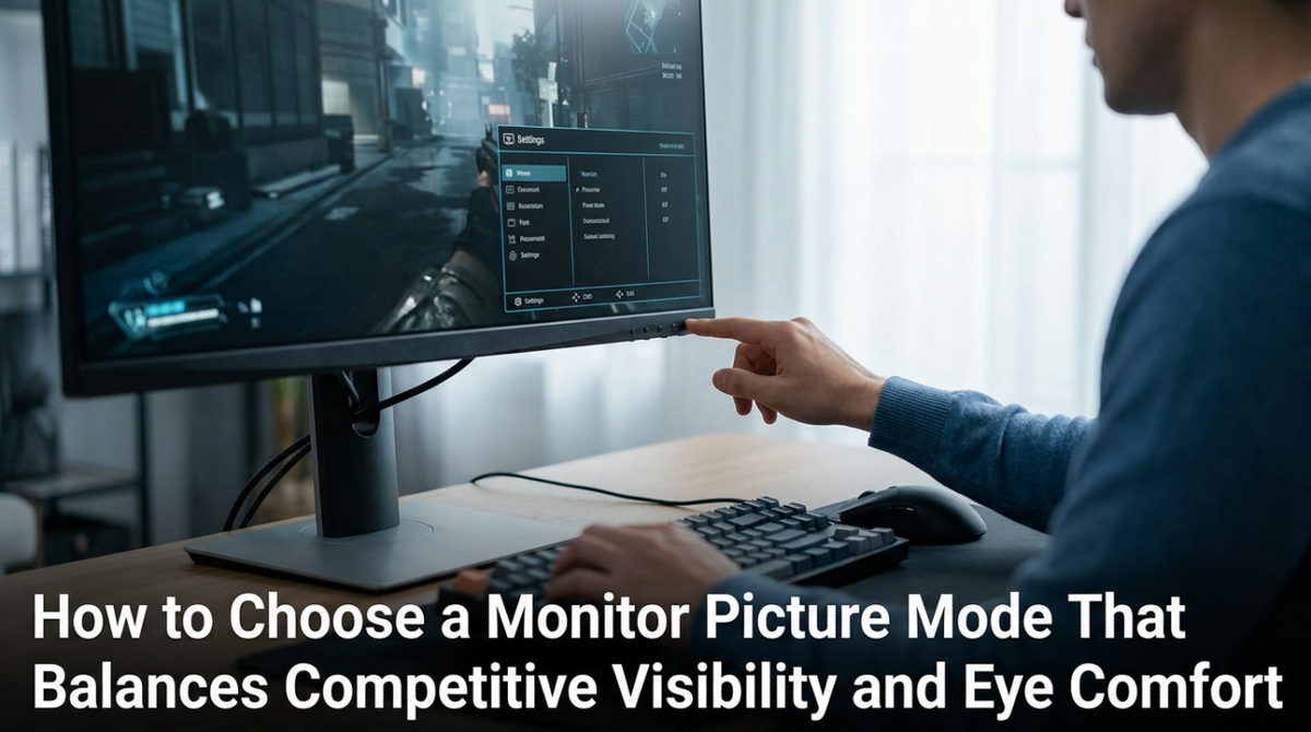 Monitor Picture Mode: Balance Visibility & Eye Comfort
