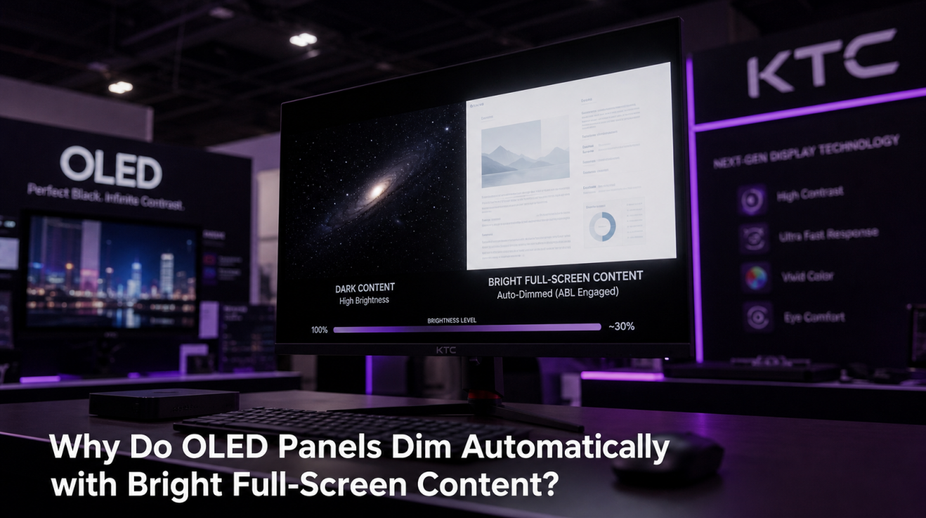 Why Do OLED Panels Dim Automatically with Bright Full-Screen Content?