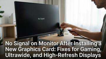No Signal on Monitor After Installing a New Graphics Card: Fixes for Gaming, Ultrawide, and High-Refresh Displays