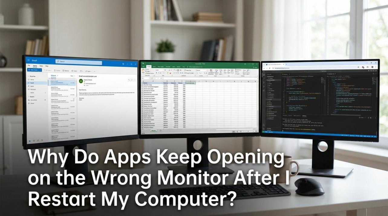 Why Do Apps Keep Opening on the Wrong Monitor After I Restart My Computer?