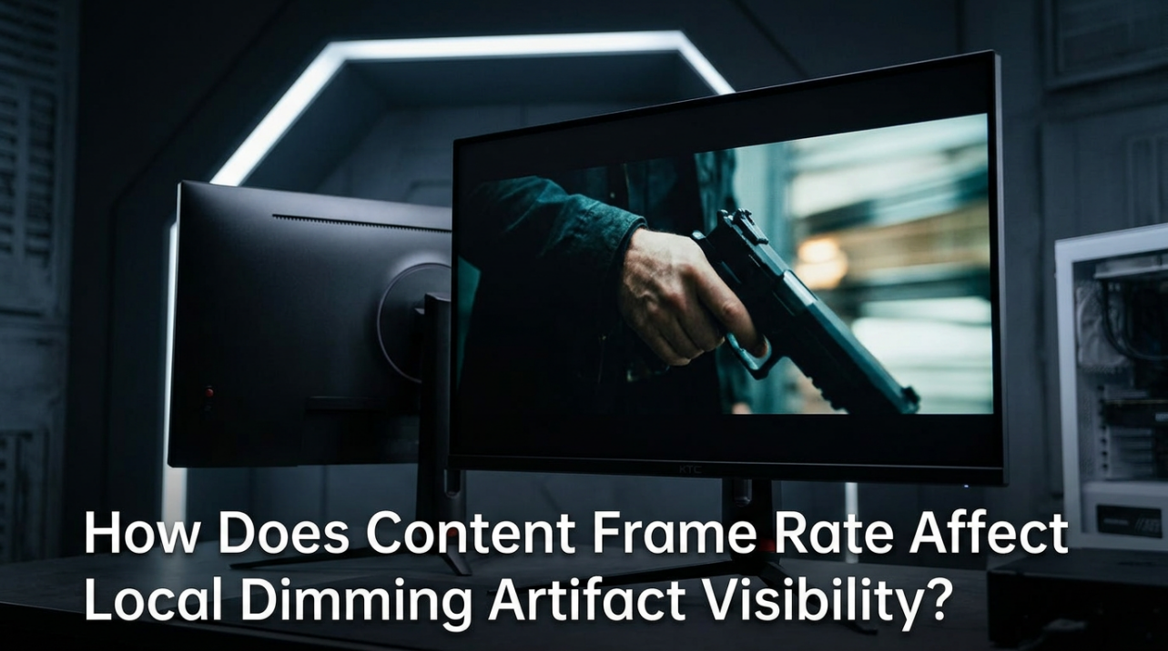 How Does Content Frame Rate Affect Local Dimming Artifact Visibility?
