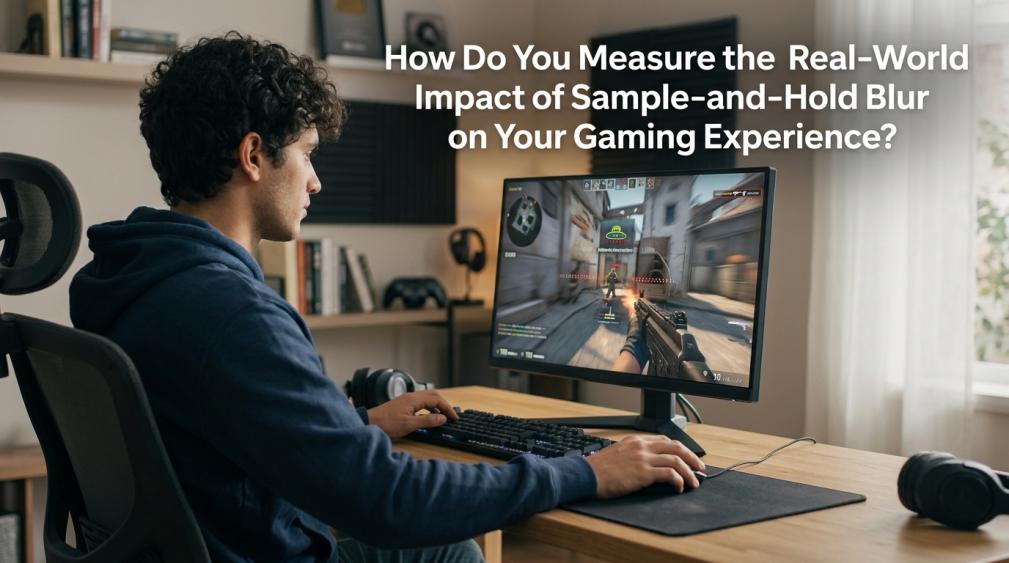 How Do You Measure the Real-World Impact of Sample-and-Hold Blur on Your Gaming Experience?
