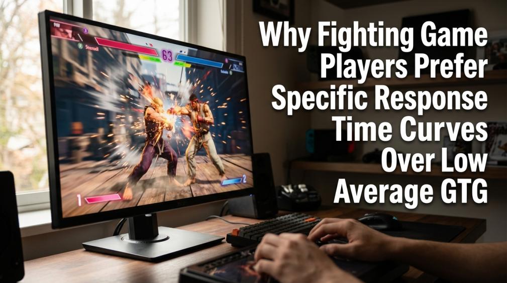 Why Fighting Game Players Prefer Specific Response Time Curves Over Low Average GTG