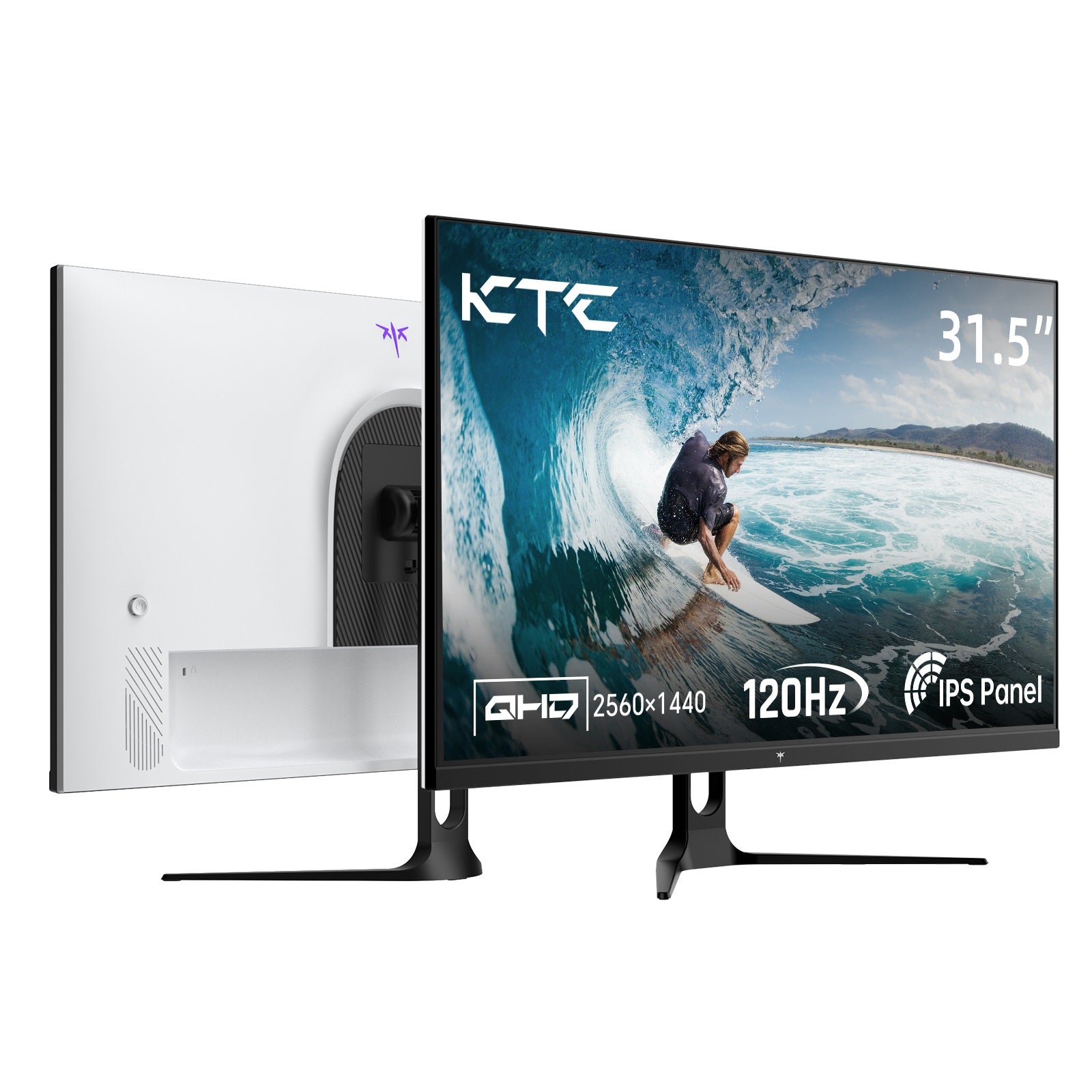 KTC 32-inch 2K IPS monitor with slim bezels for home and office