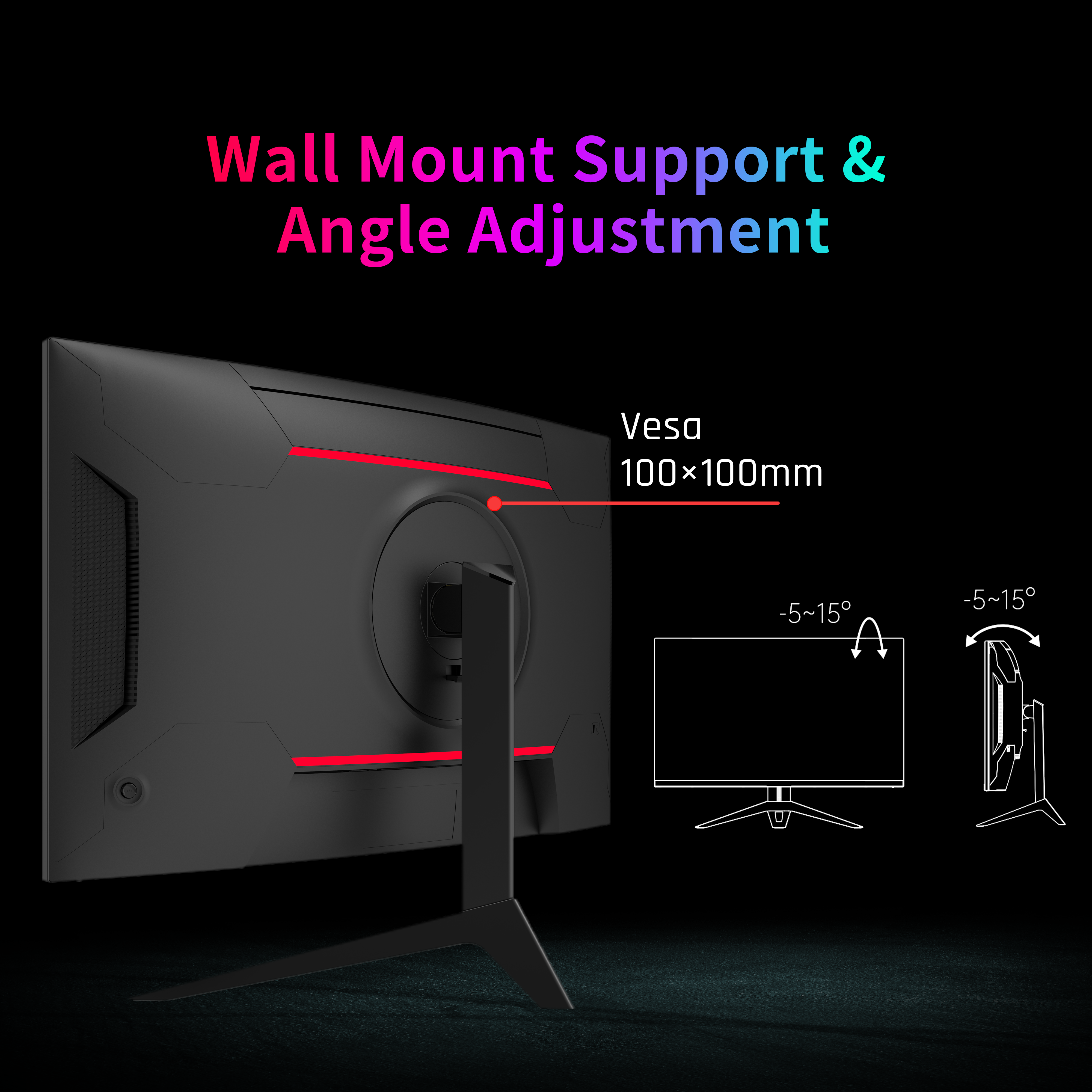 KTC 32-inch curved FHD gaming monitor with 240Hz, 1ms, 1500R, and vivid color