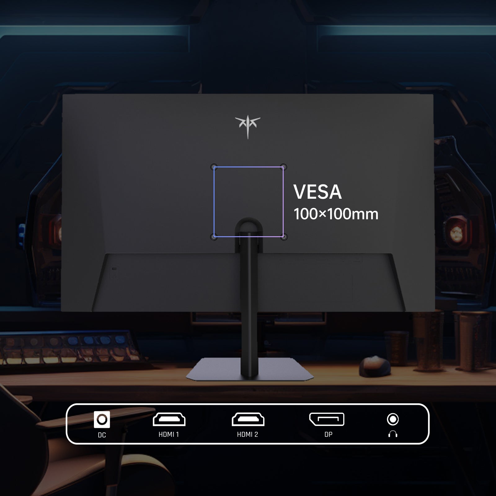 KTC 24.5-inch FHD gaming monitor with 180Hz, 1ms response, FreeSync and VESA mount