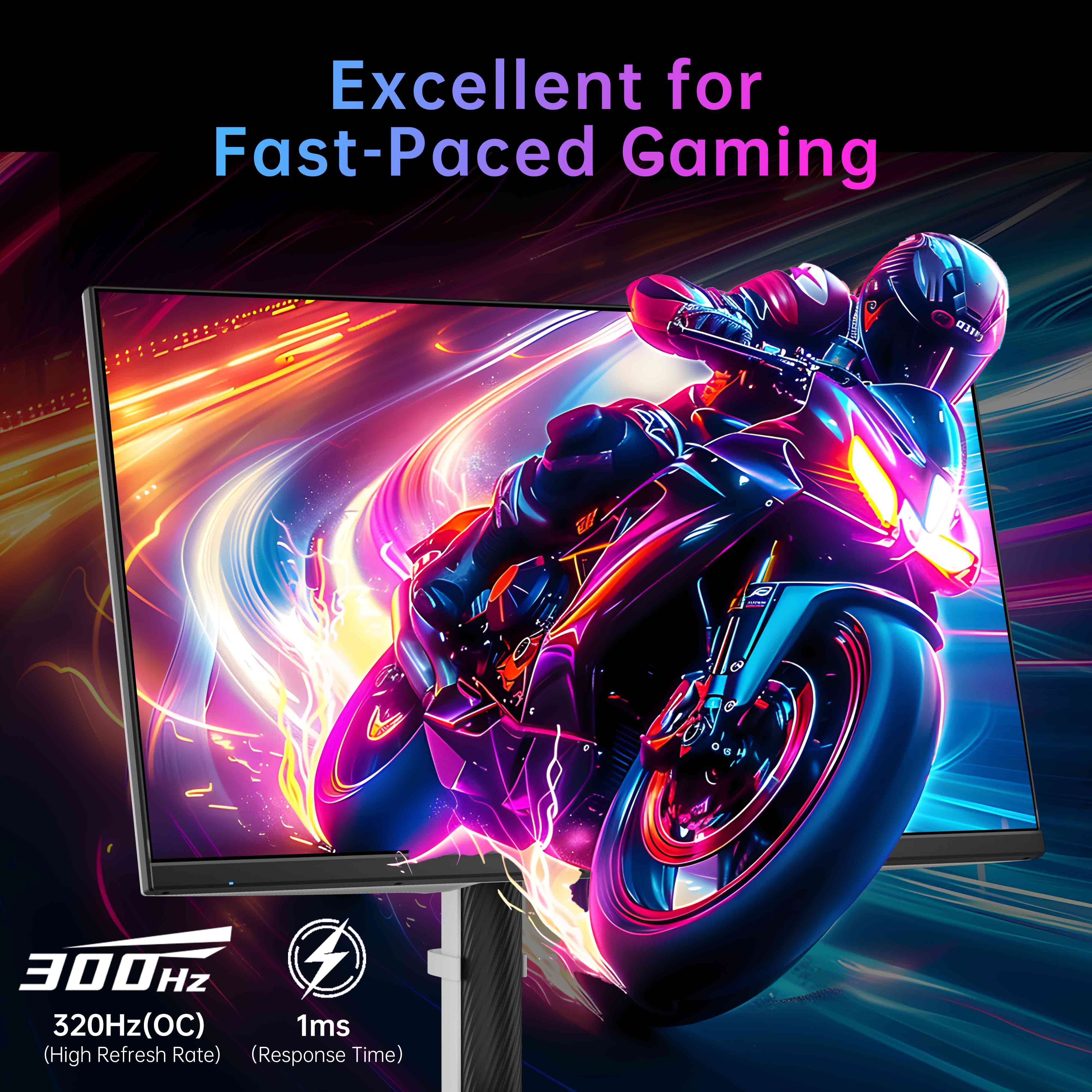 KTC 27-inch vertical gaming monitor with slim black bezel and stand, H27E6