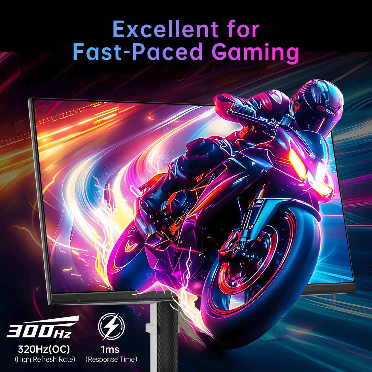KTC 27-inch vertical gaming monitor with slim black bezel and stand, H27E6