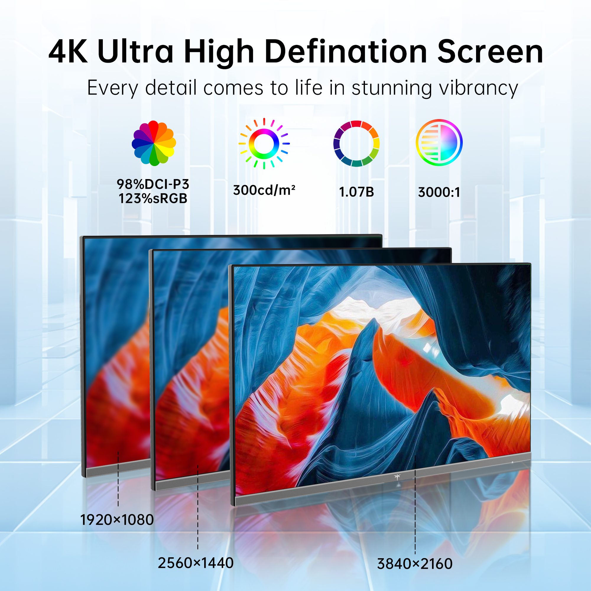 KTC 32-inch 4K smart monitor with Google TV, Netflix, Dolby Audio, 65W USB-C hub, and KVM switch