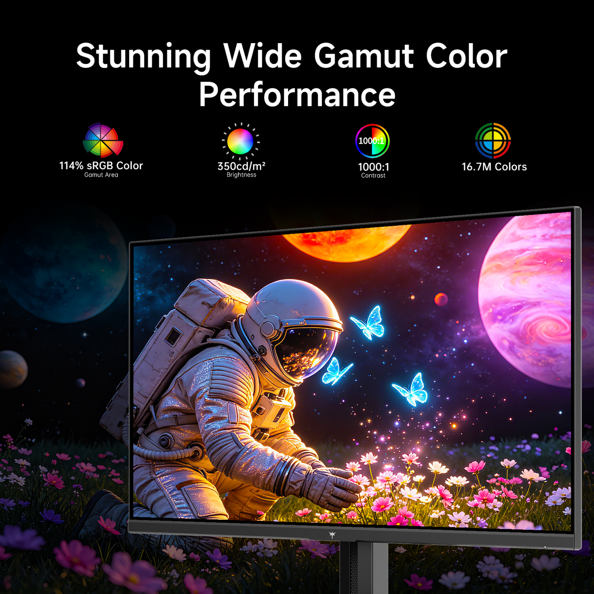 KTC 24.5" FHD 240Hz 1ms Wall Mount Gaming Monitor | H25T7-A