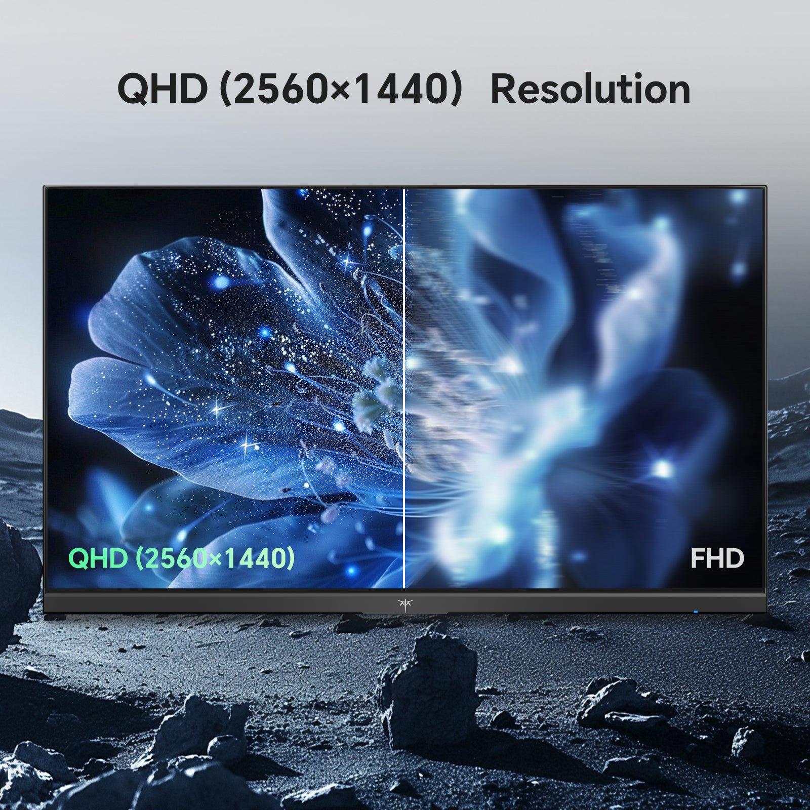 KTC 27-inch 2K monitor with slim bezels, HDR10, 100Hz/120Hz refresh rate