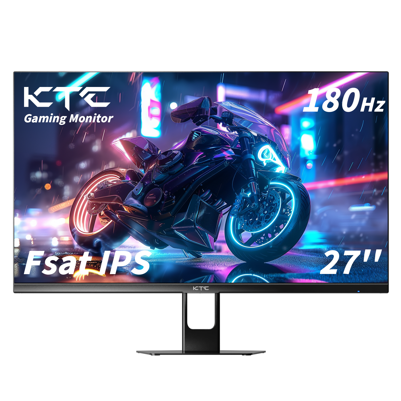 KTC 27-inch FHD gaming monitor with slim bezel and VESA wall mount support