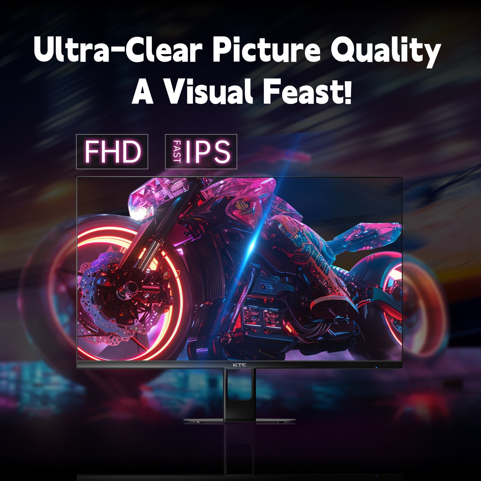 KTC 27-inch FHD gaming monitor with 180Hz and 1ms display