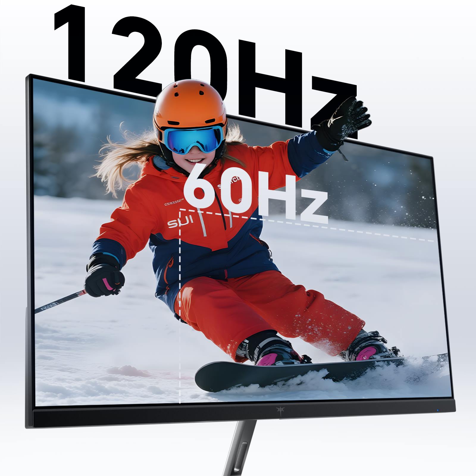 KTC H27P3 27-inch monitor with aluminum stand and slim bezels