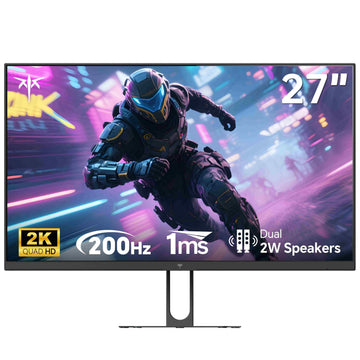 KTC 27-inch 2K gaming monitor with 210Hz OC, HDR400 and ultra-thin bezel