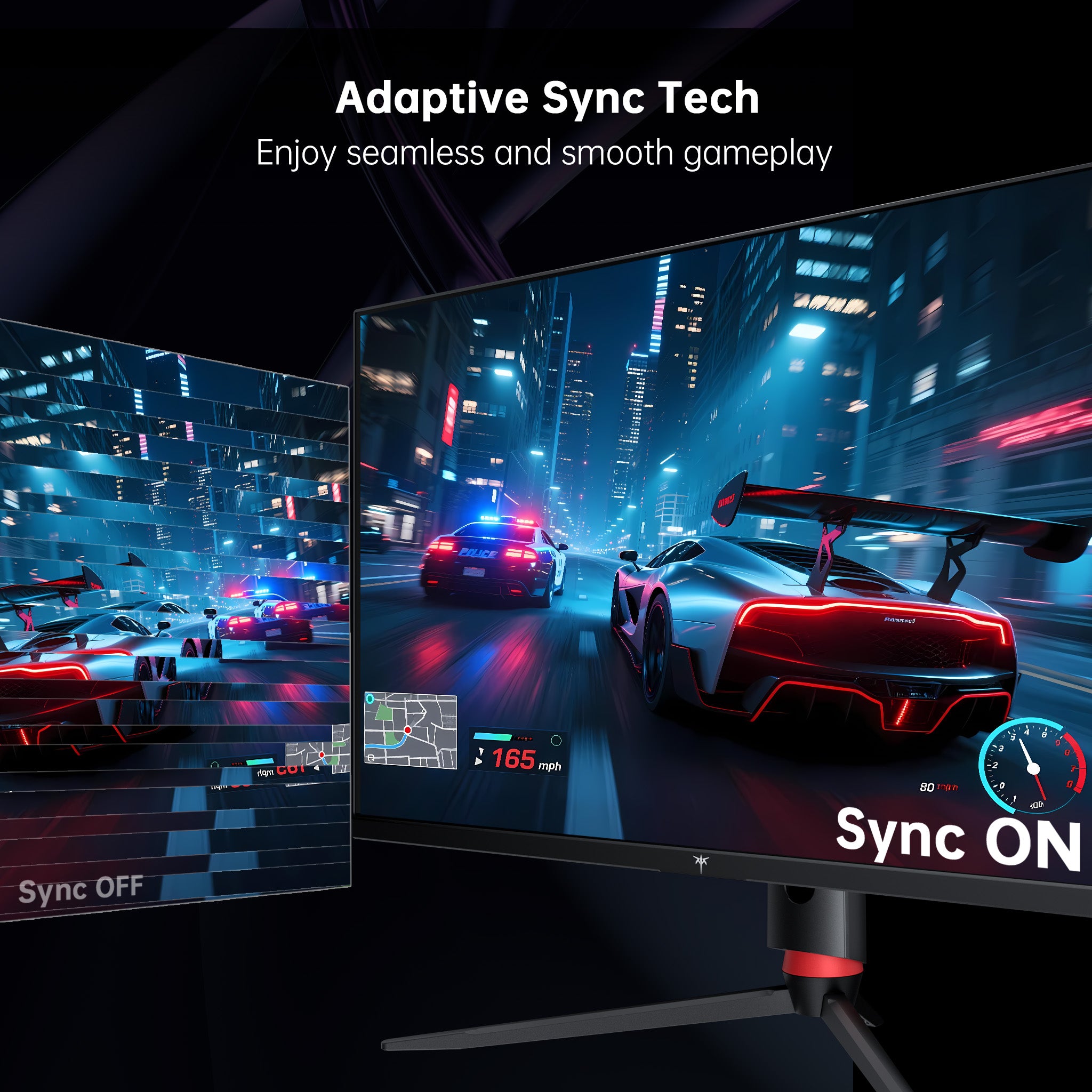 KTC 32-inch 4K gaming monitor with VESA mount, slim bezel display