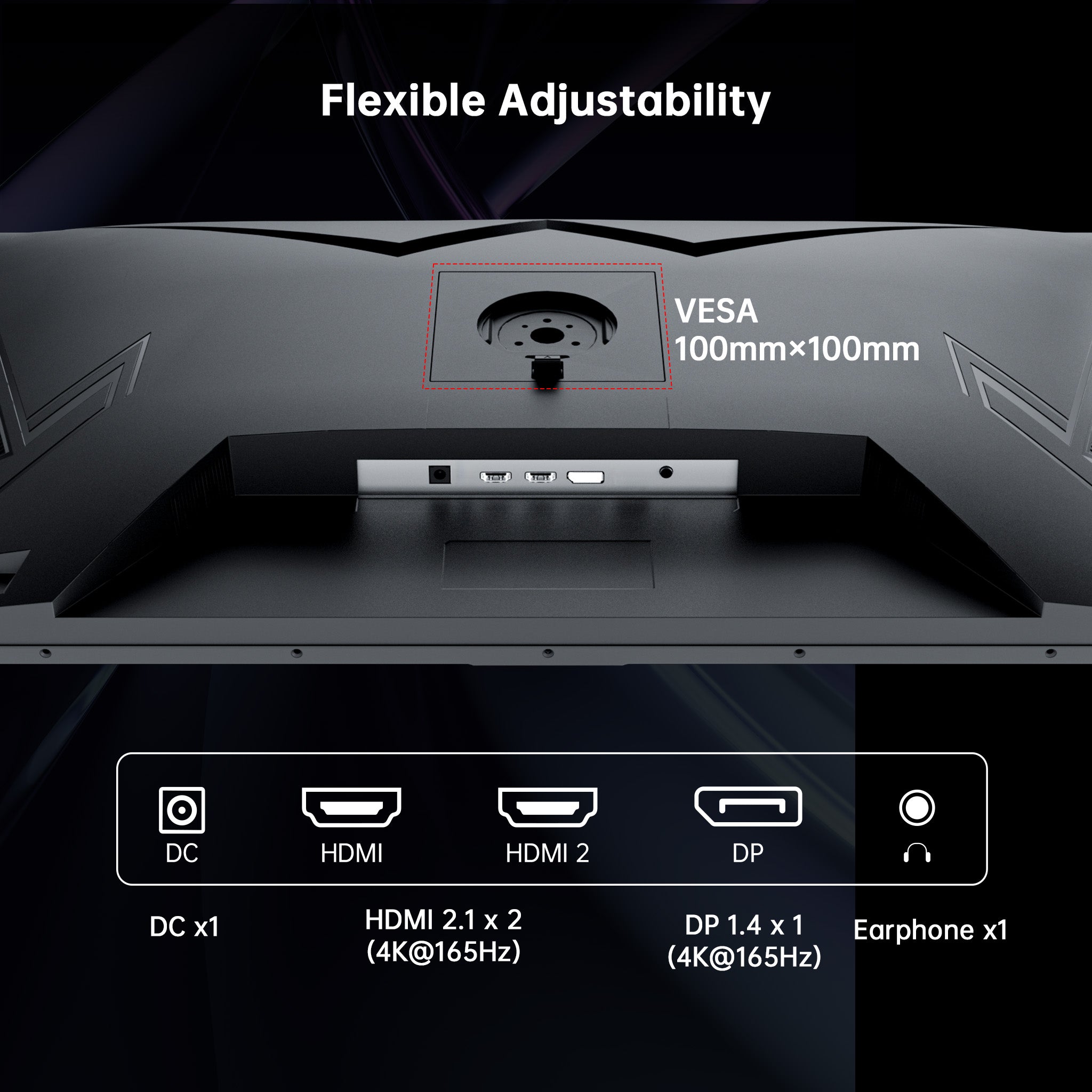 KTC 32-inch 4K gaming monitor with slim bezel and VESA mount support