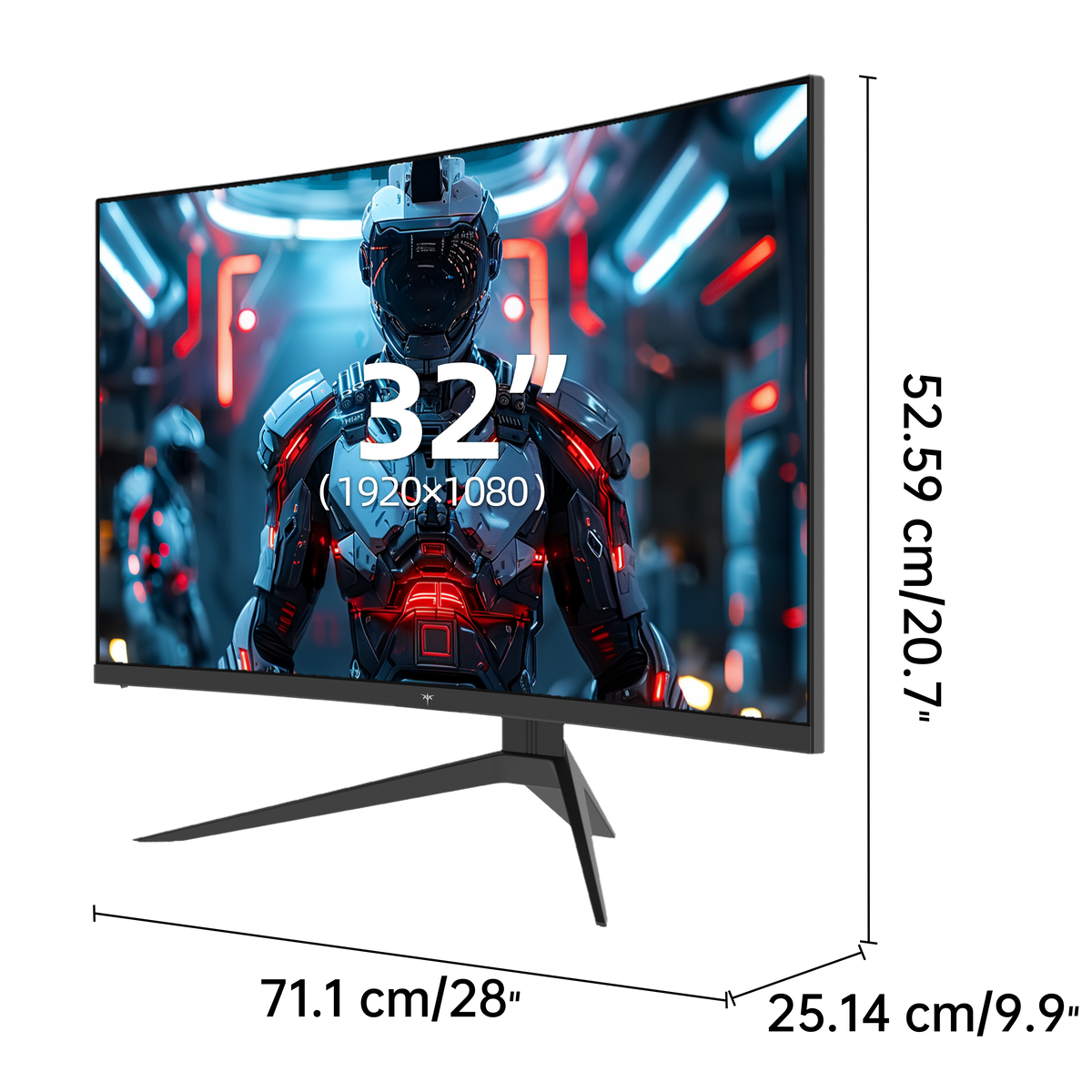 KTC 32-inch curved gaming monitor with 240Hz refresh rate and 1ms response