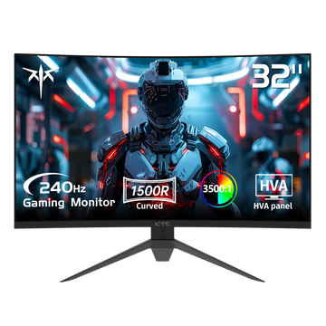 32-inch 1500R curved gaming monitor with slim bezels and 240Hz 1ms display