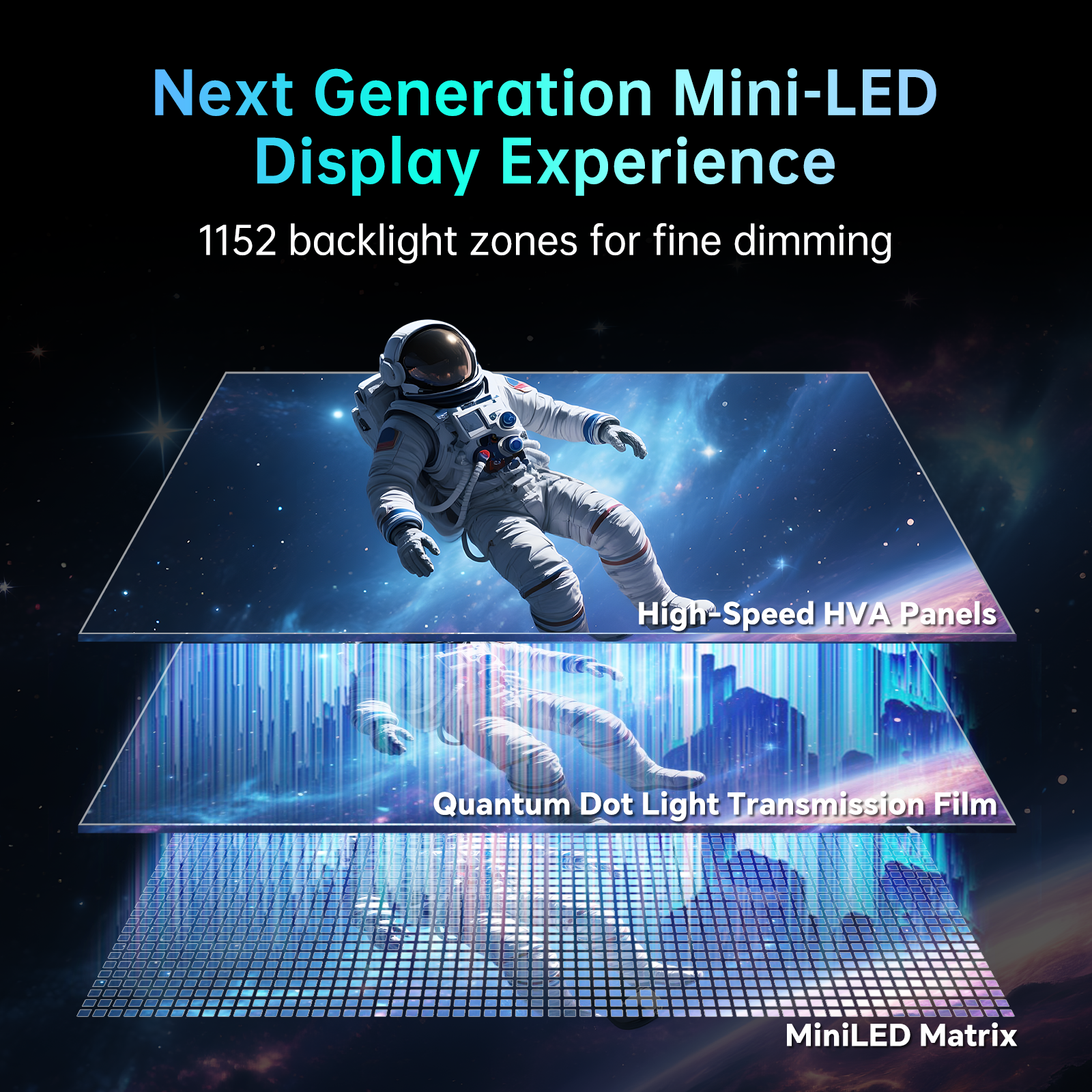 KTC 27-inch Mini LED gaming monitor with slim black bezel and colorful game display
