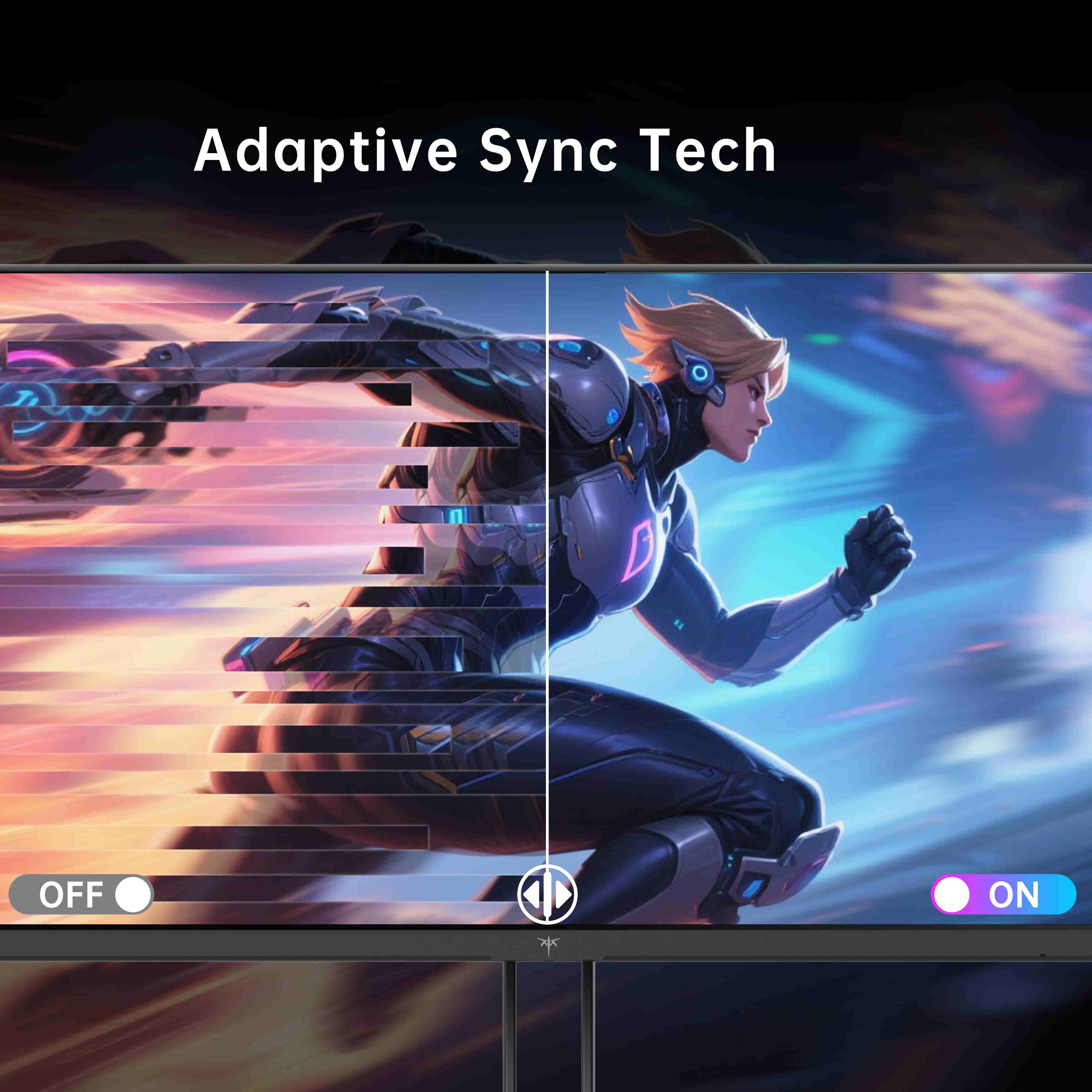 KTC 27-inch gaming monitor with Adaptive Sync, 2K QHD display, and slim bezel